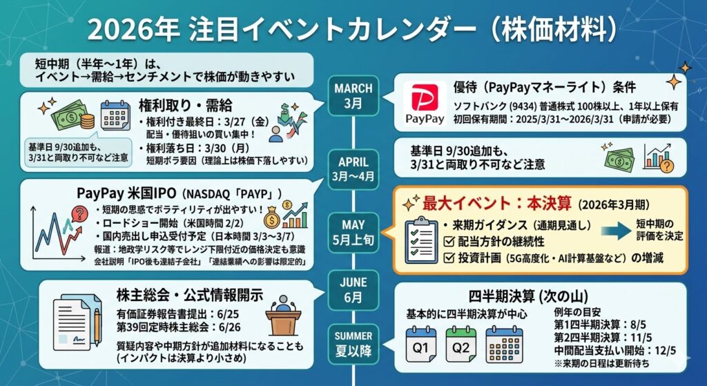 2026年の注目イベントカレンダー（いつ何が株価材料になる？）
