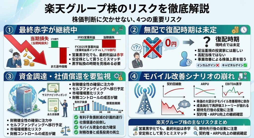 楽天グループ株のリスク
