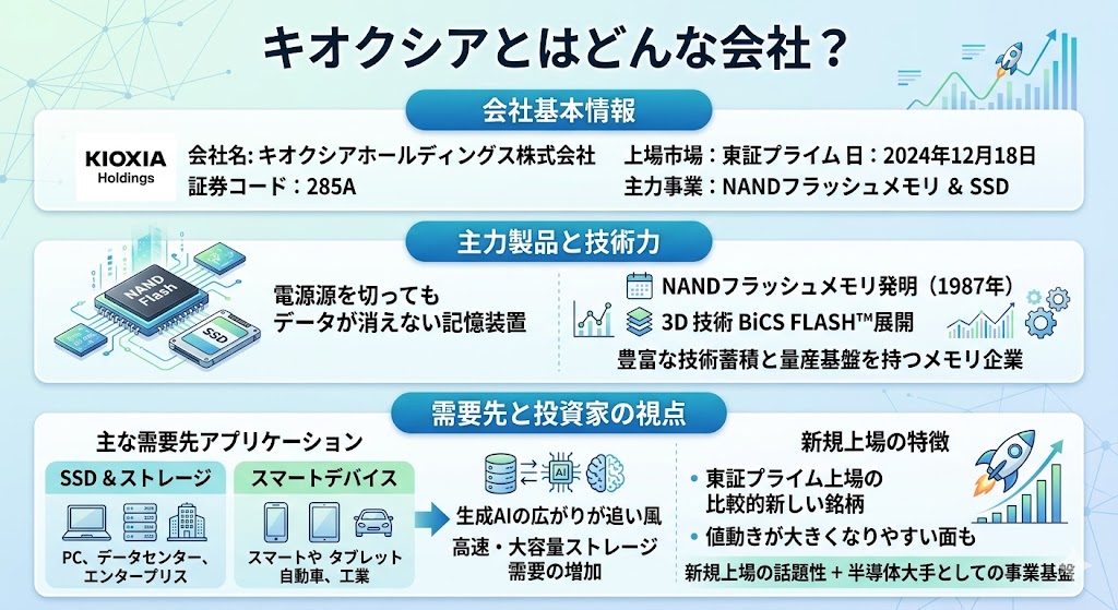 キオクシアとはどんな会社？