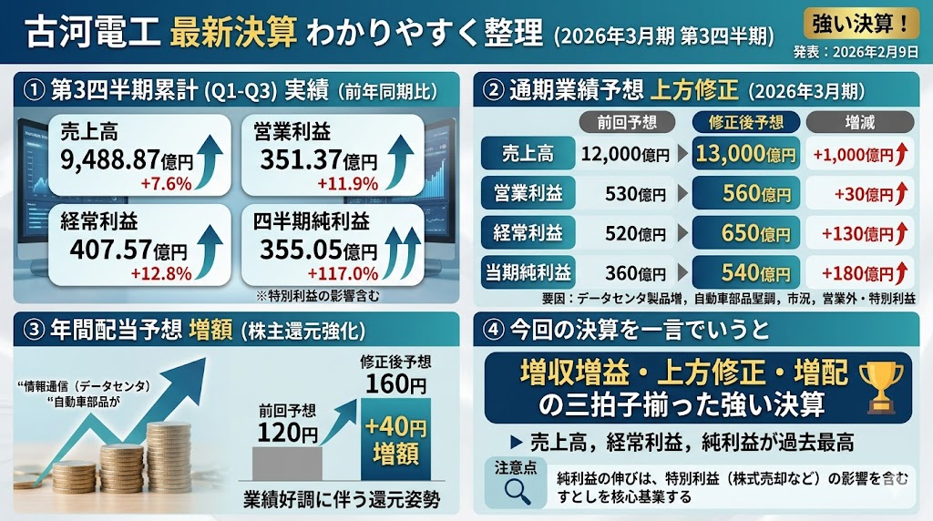 直近の古河電工決算をわかりやすく整理