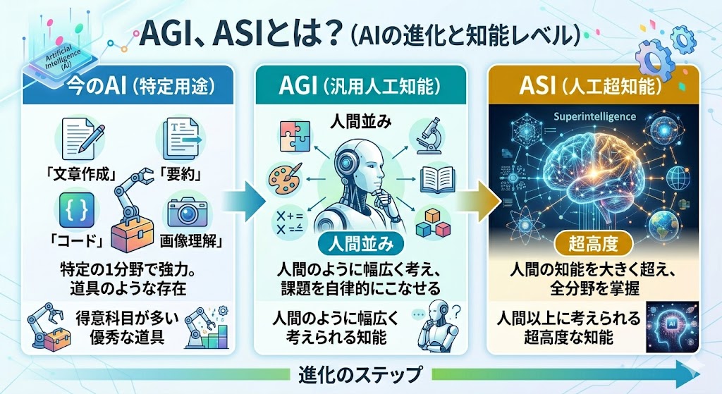 AGI、ASIとは