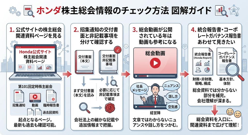 ホンダの株主総会をチェックする方法