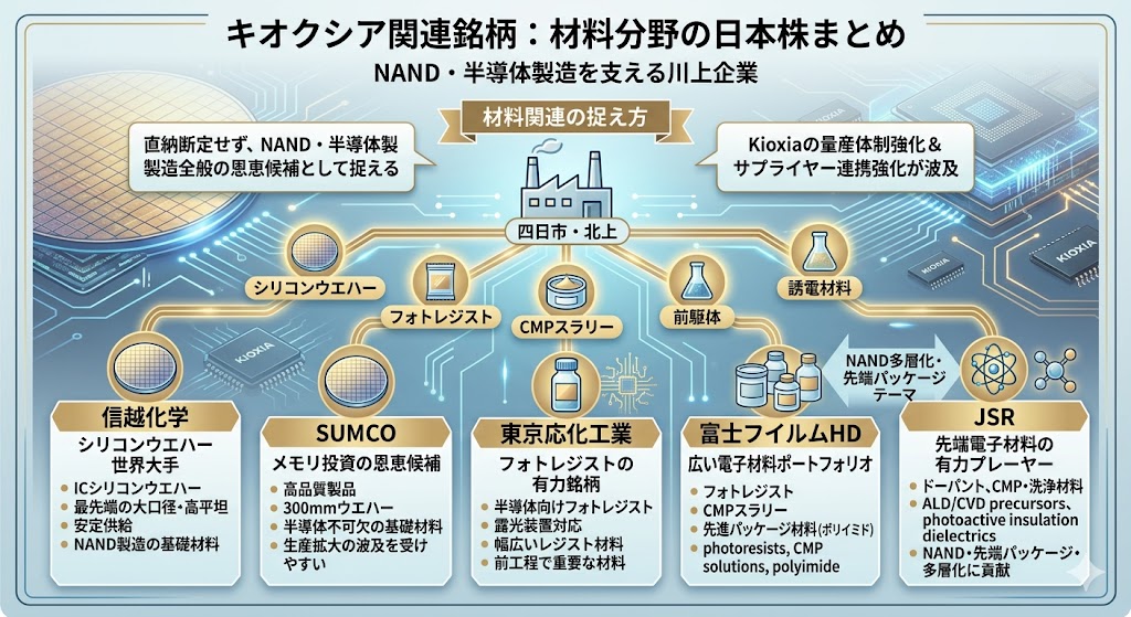 材料関連で注目される日本株