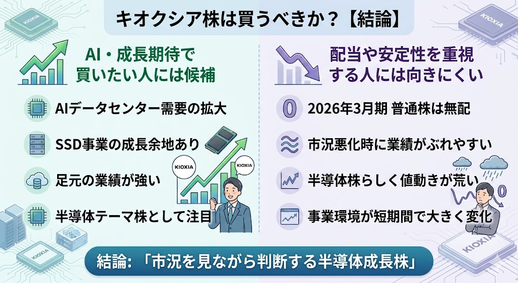 キオクシア株は買うべきか【結論】