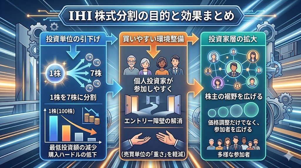 IHIはなぜ株式分割をした？