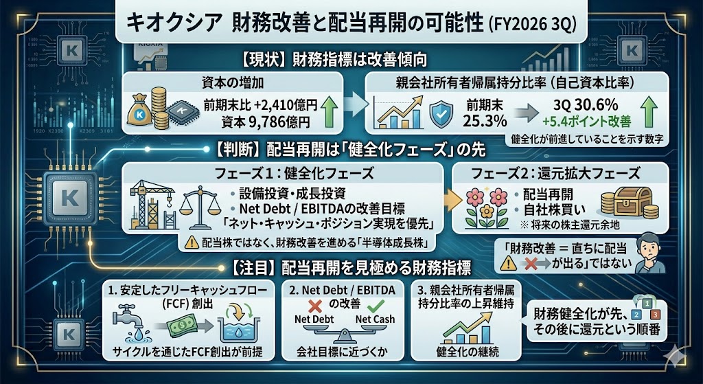 キオクシアの財務はどこまで改善している？