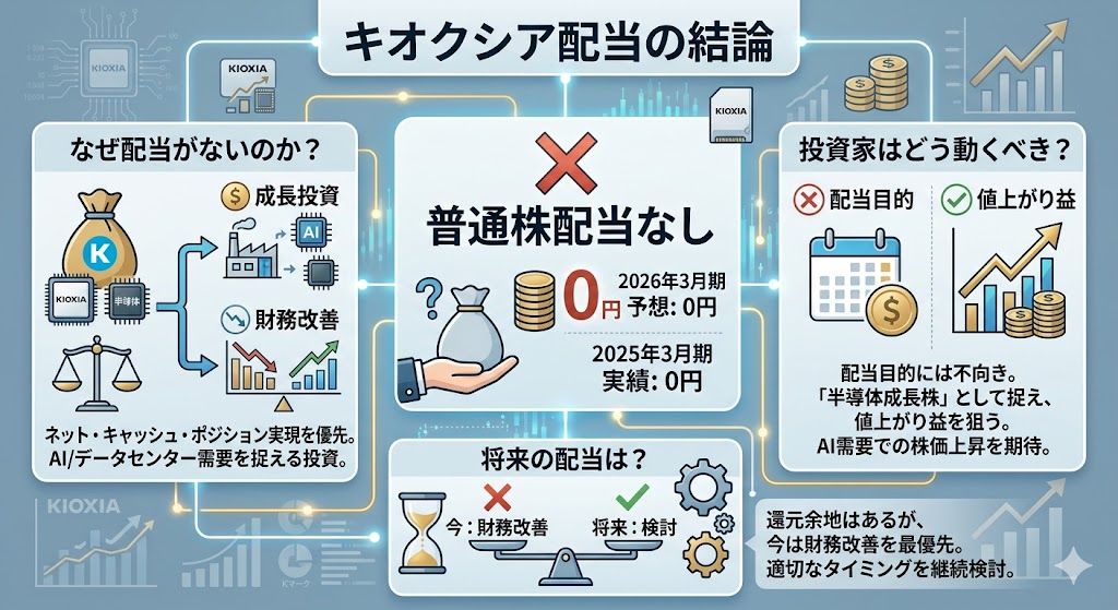 キオクシアに配当はある？【結論】