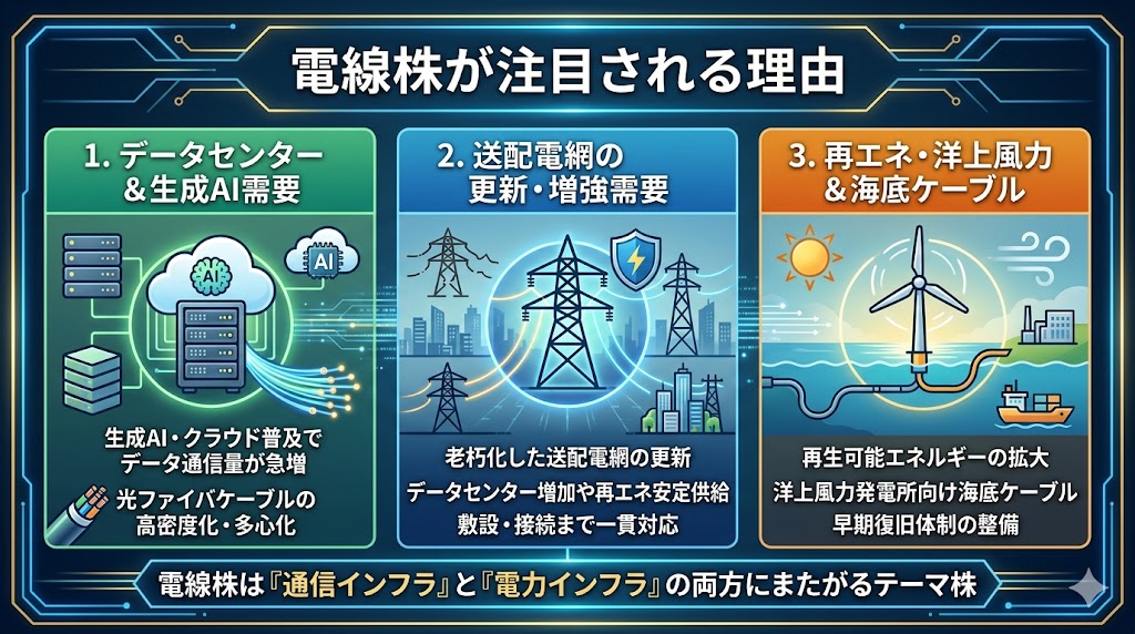 電線株が注目される理由