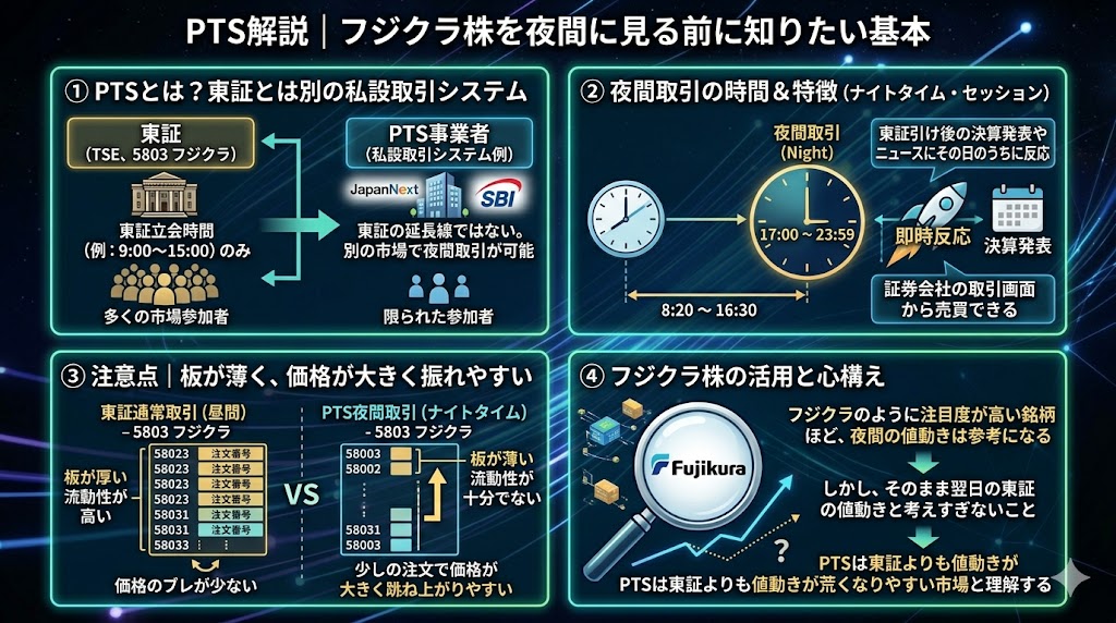 PTSとは?フジクラ株を夜間に見る前に知っておきたい基本
