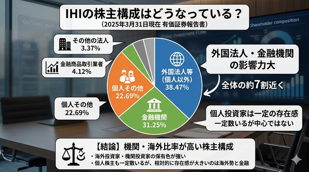 IHIの株主構成はどうなっている？