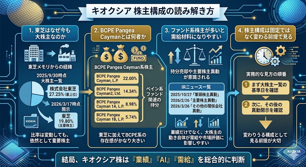 キオクシアの株主構成はどう読むべきか