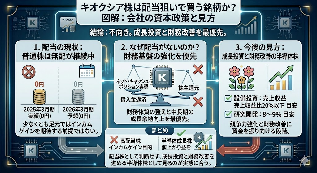 キオクシア株は配当狙いで買う銘柄か？