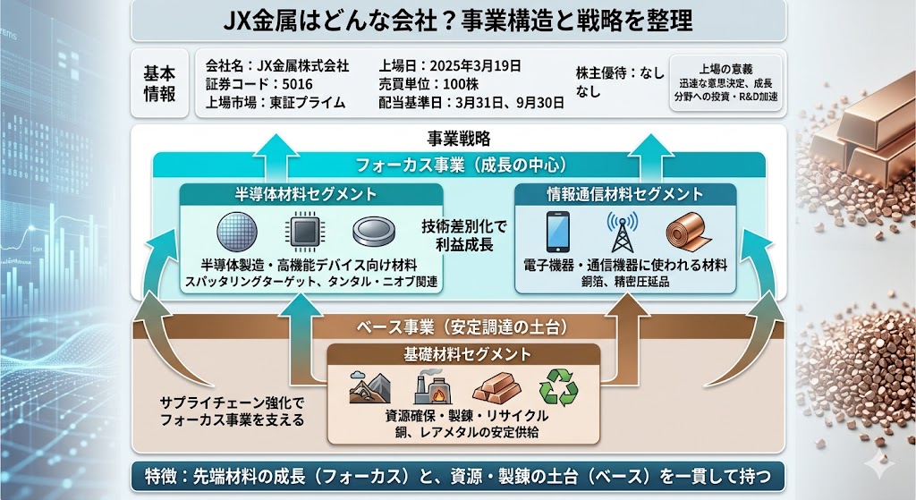 JX金属はどんな会社?まずは事業内容を整理