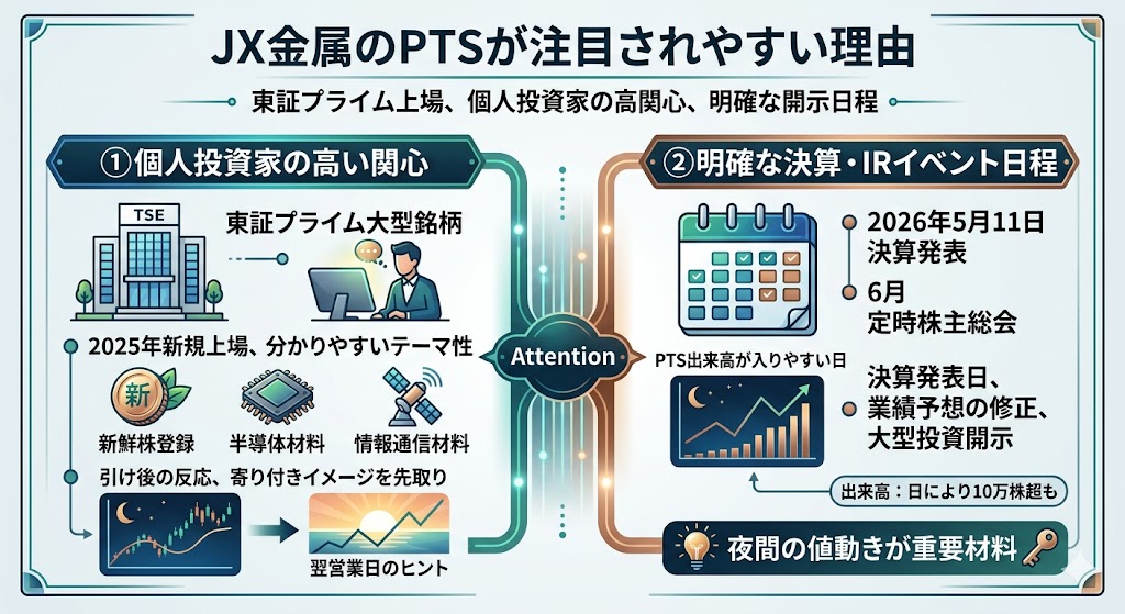 JX金属のPTSが注目されやすい理由