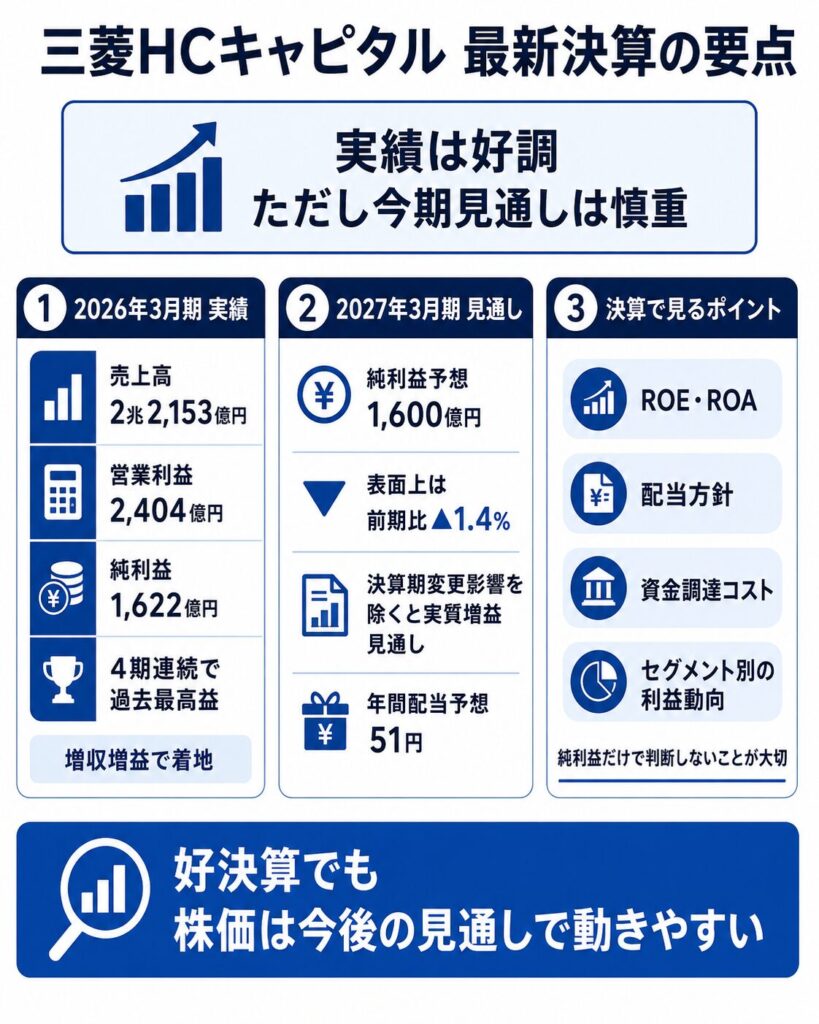 三菱HCキャピタルの最新決算をわかりやすく解説