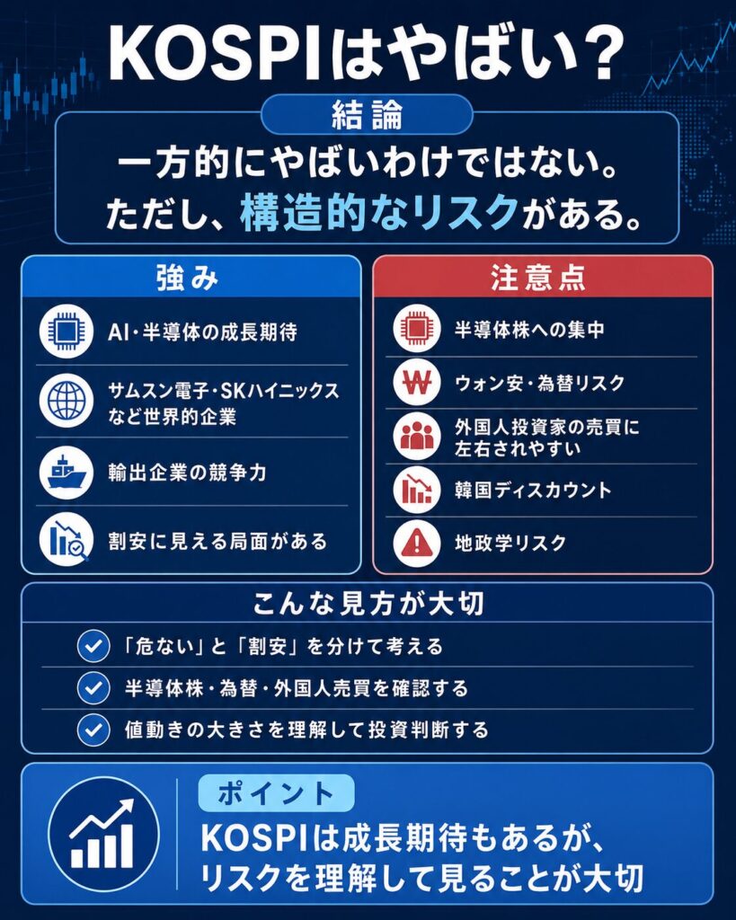 KOSPIはやばい?