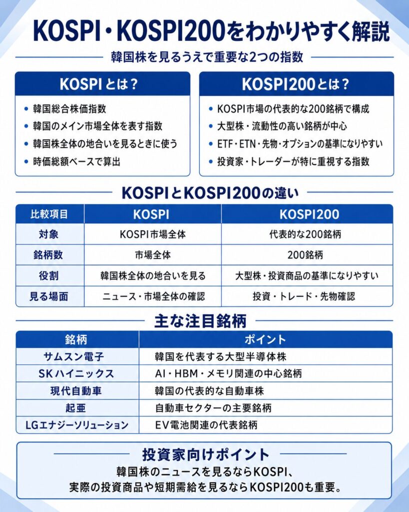 KOSPI・KOSPI200とは?