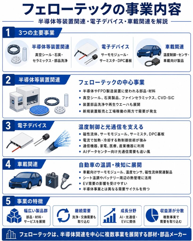 フェローテックの事業内容