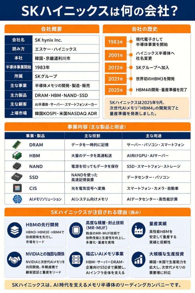 SKハイニックスは何の会社?