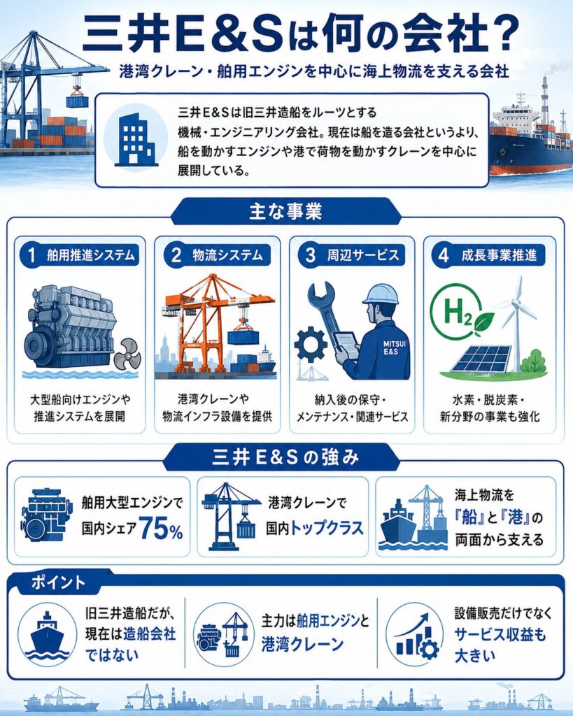 三井E&Sは何の会社？