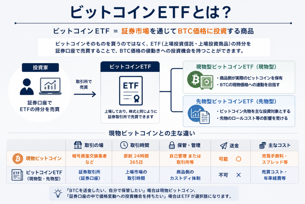 ビットコインETFとは？