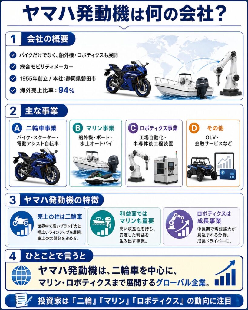 ヤマハ発動機は何の会社?