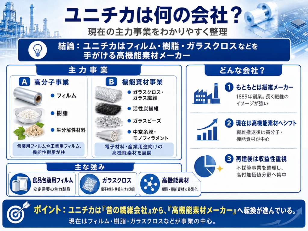 ユニチカは何の会社?