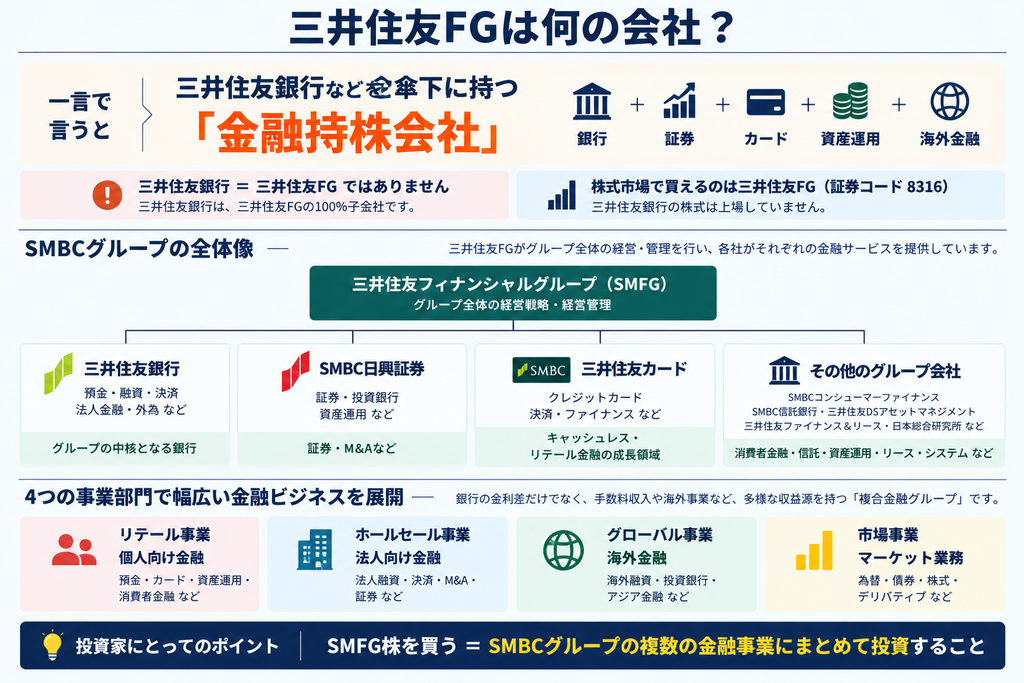 三井住友FGは何の会社？